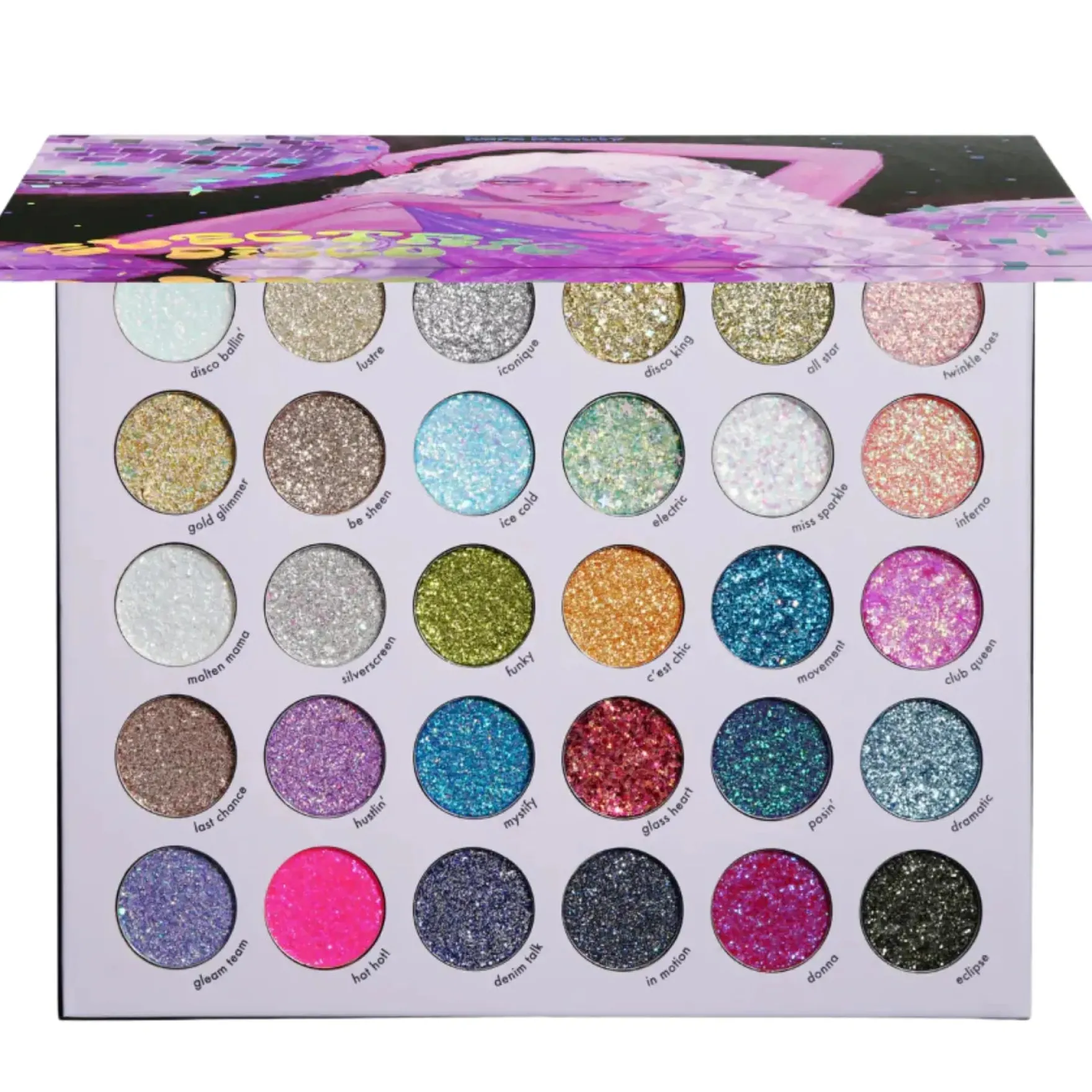 Electric Disco Pressed Glitter Palette