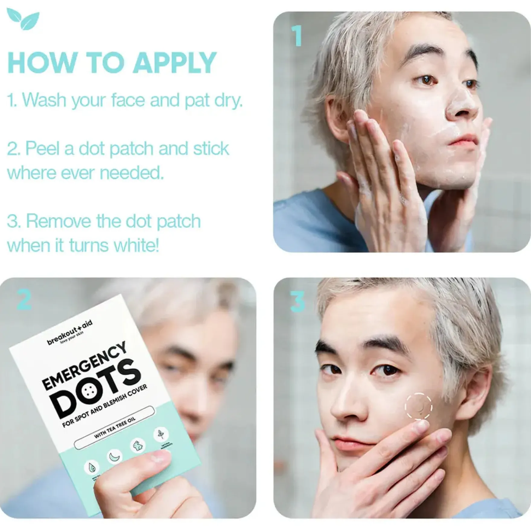 Emergency Dots For Spots and Blemishes Tea Tree Oil