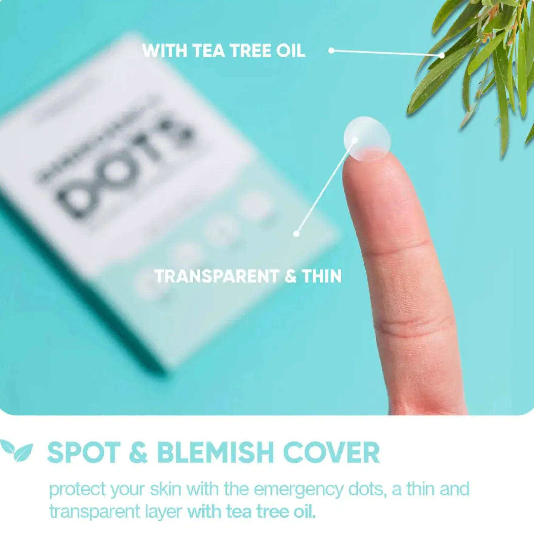 Emergency Dots For Spots and Blemishes Tea Tree Oil