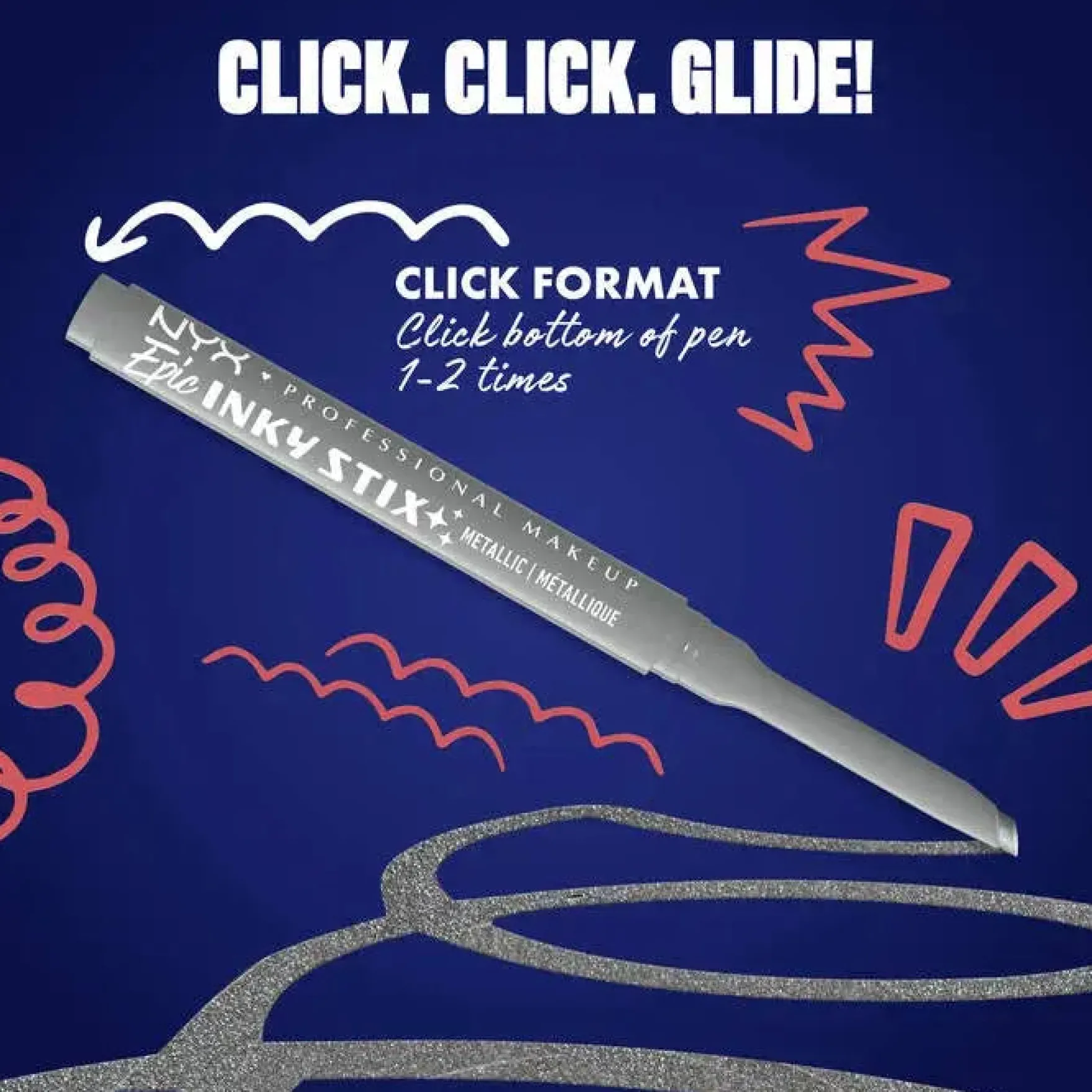 Epic Inky Stix Eyeliner Silver Shock