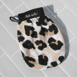 Exfoliating Glove Leopard