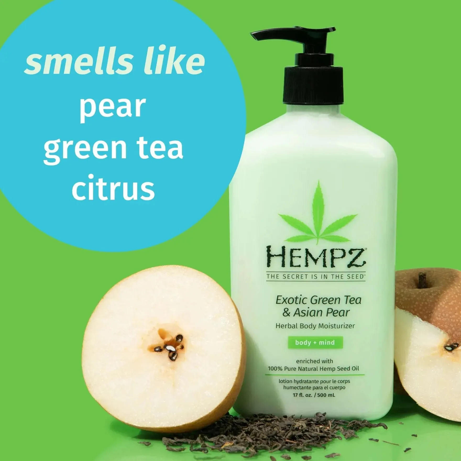 Exotic Green Tea & Asian Pear Herbal Body Moisturizer