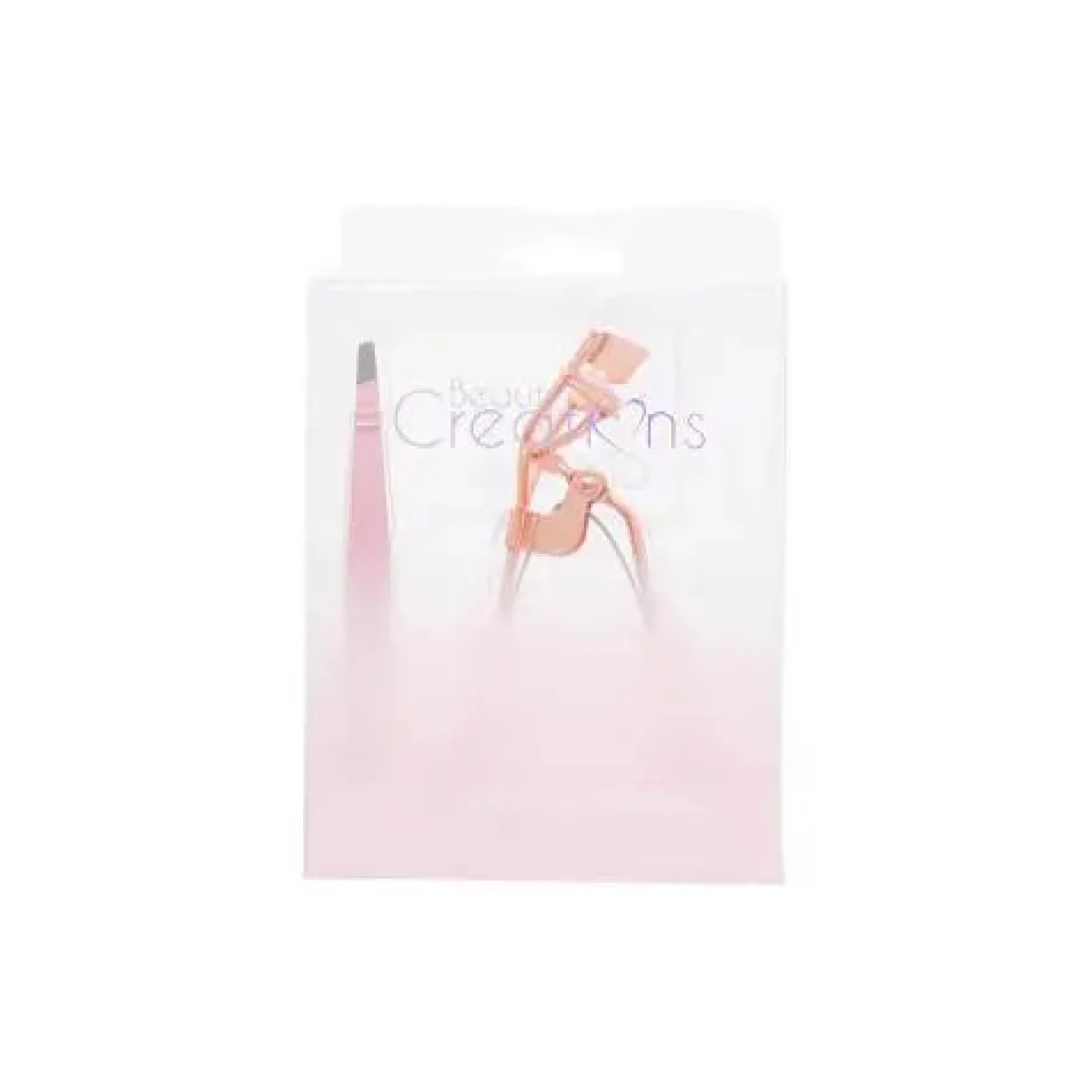 Eyelash Curler & Tweezer Set Light Pink