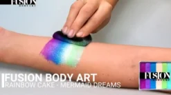Face Painting Rainbow Split Cakes Mermaid Dreams
