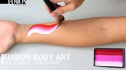 Face Painting Split Cakes Bold Rose