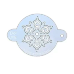Face Painting Stencil Full Henna Fancy Flower
