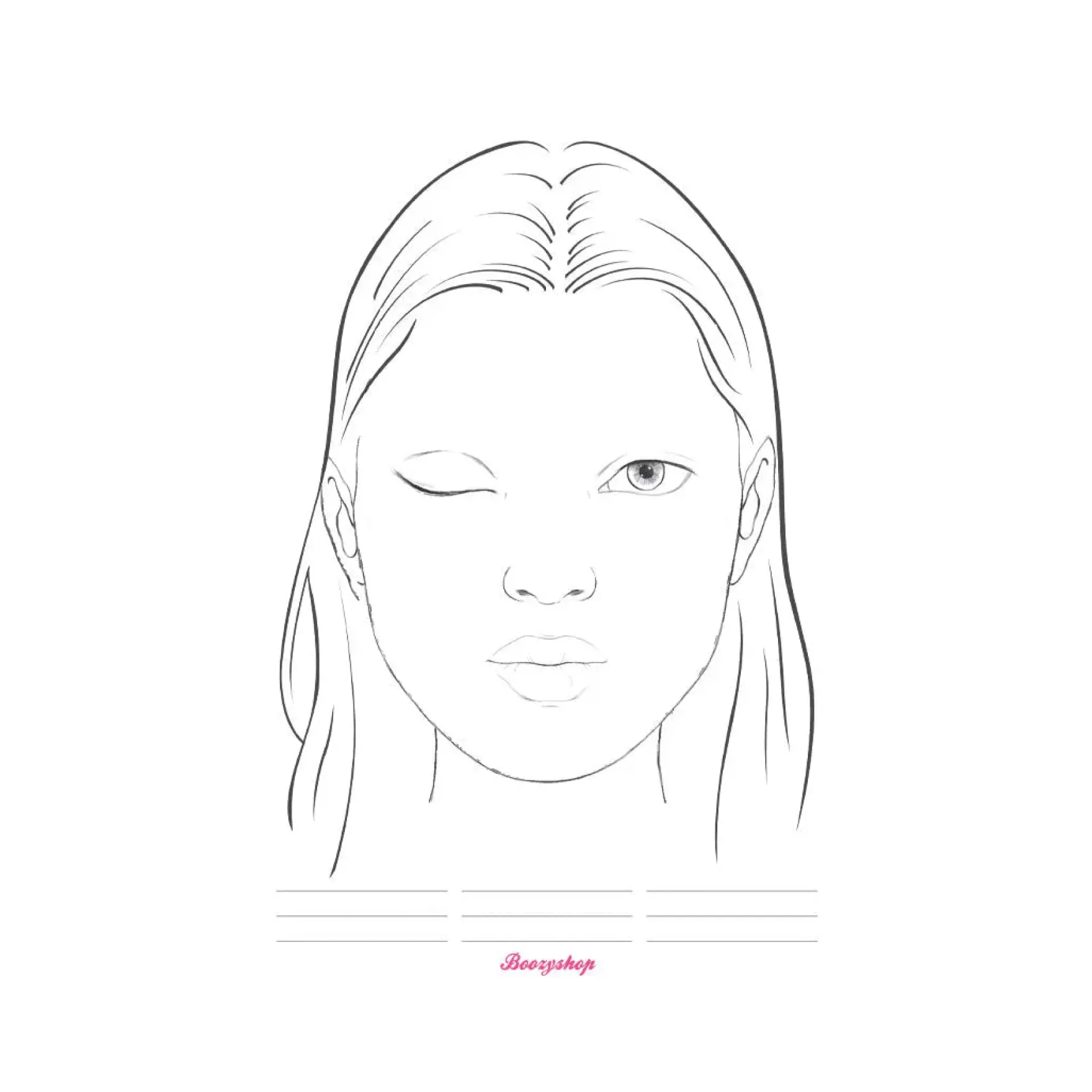 Facecharts Workbook 50 pcs.