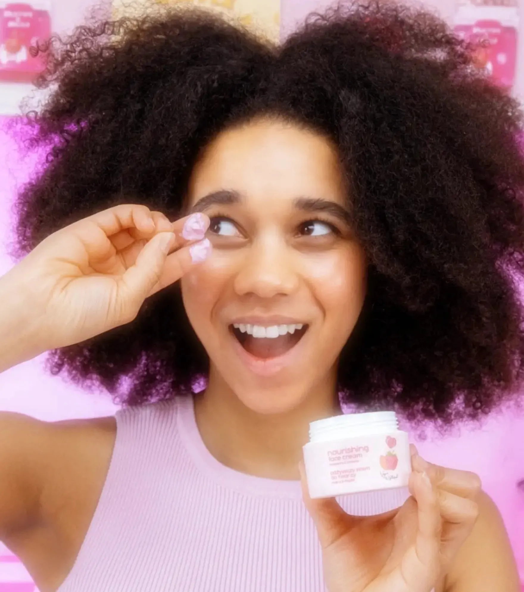 Face Cream Raspberry & Almond
