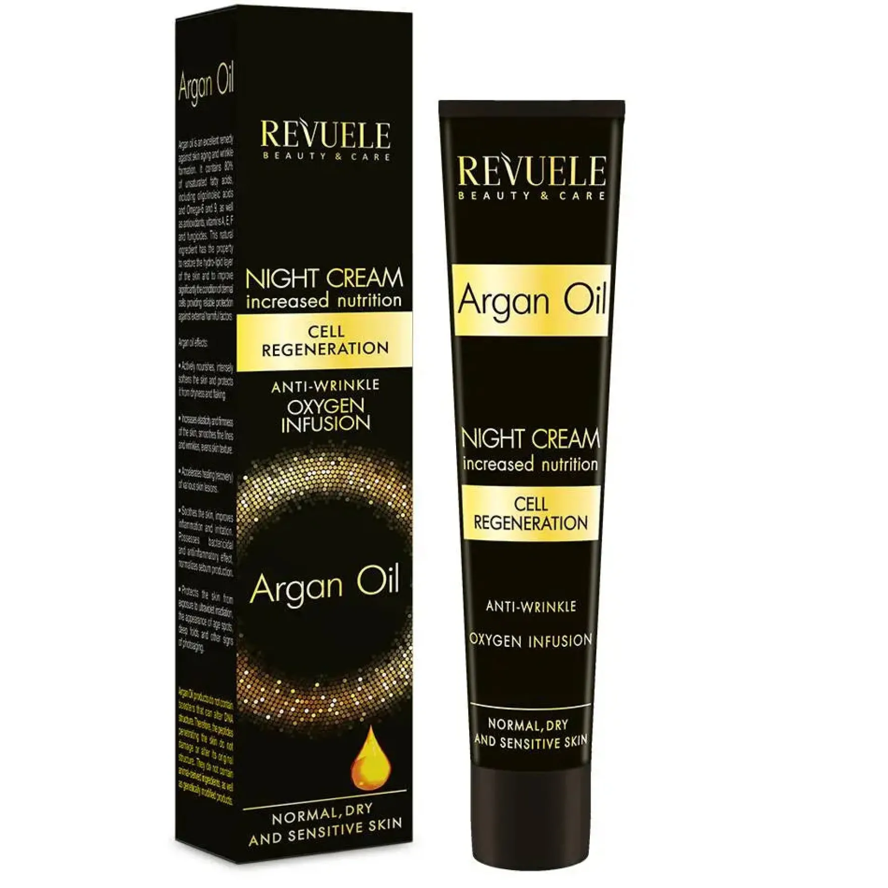 Face Night Cream Argan Oil