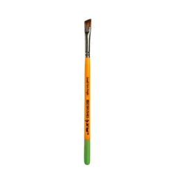 Face Painting Brushes By Jest Paint Short Small Firm Angle 1/4 Inch