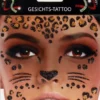 Face Tattoo Sticker Leopard