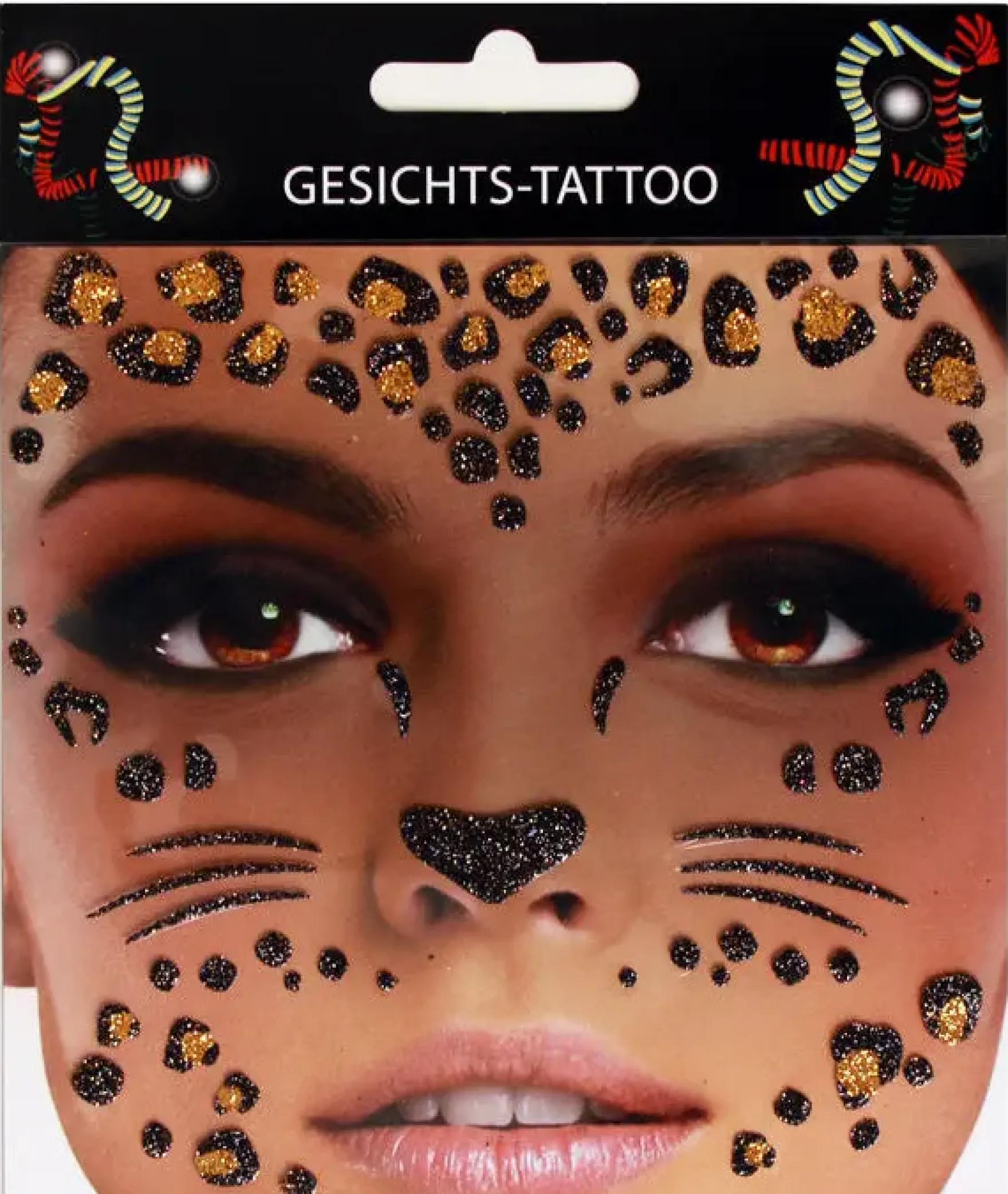 Face Tattoo Sticker Leopard