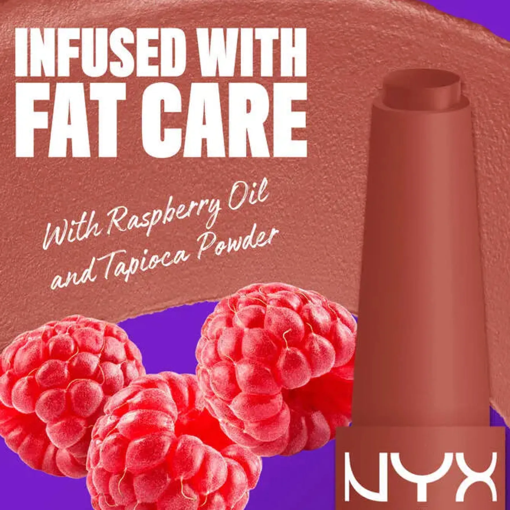 Fat Matte Smooth Color Lipstick Rose Robe