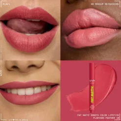 Fat Matte Smooth Color Lipstick Flamingo Feather