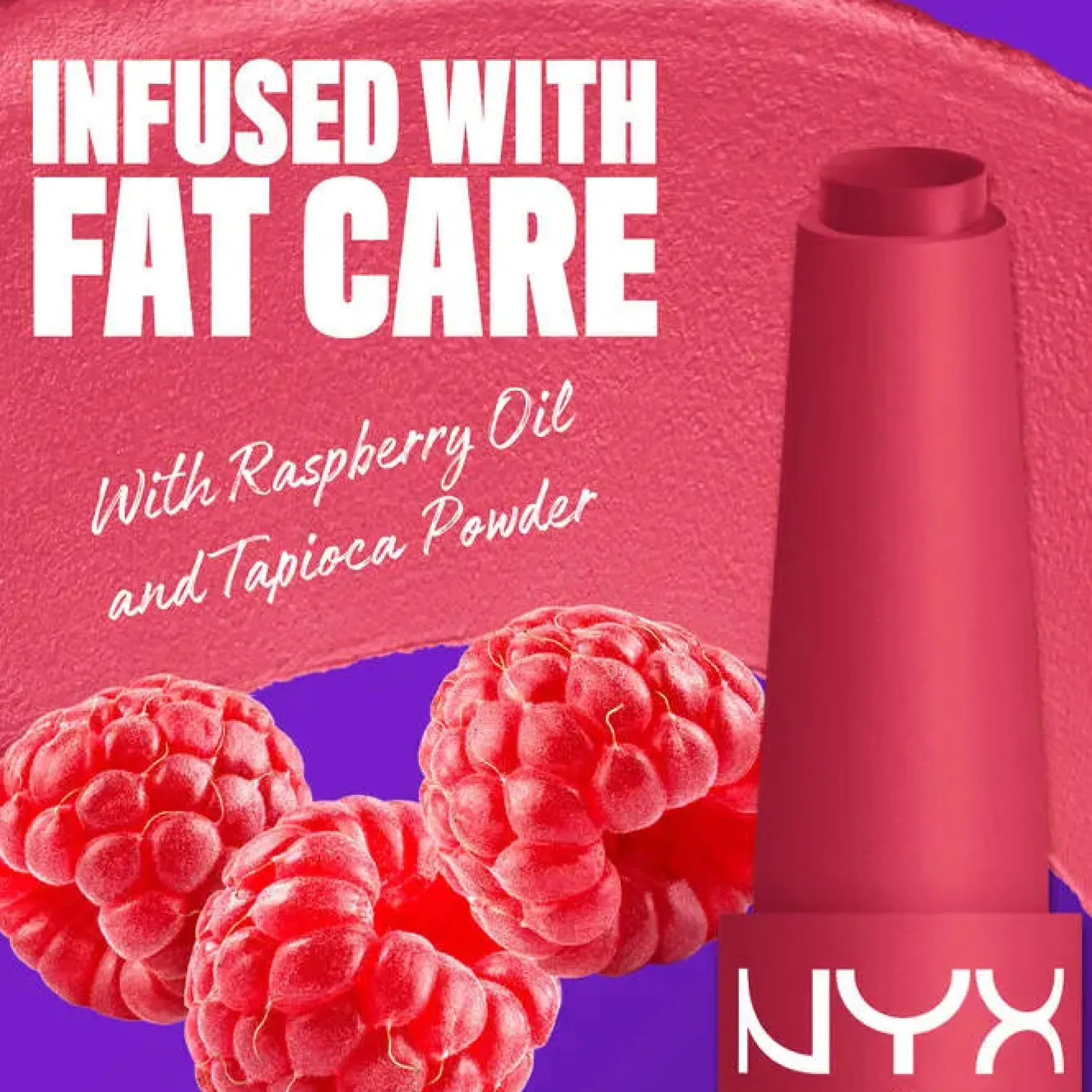 Fat Matte Smooth Color Lipstick Pink Puff