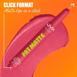 Fat Matte Smooth Color Lipstick Pink Puff
