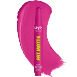 Fat Matte Smooth Color Lipstick Fluffy Fuchsia