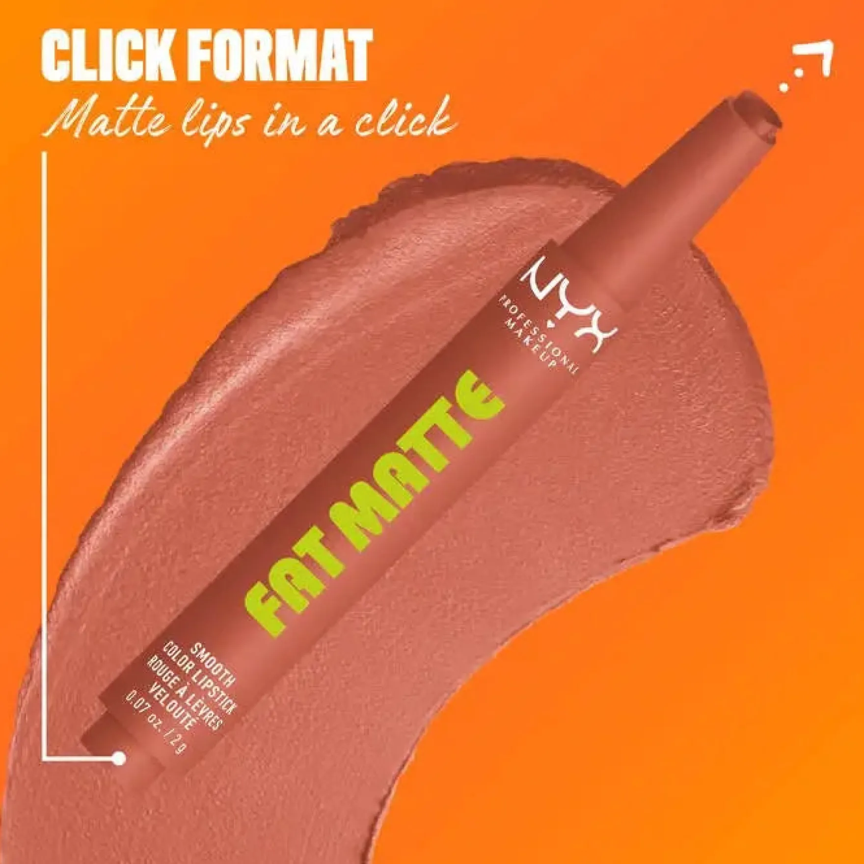 Fat Matte Smooth Color Lipstick Cozy Whipped