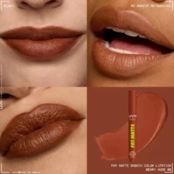 Fat Matte Smooth Color Lipstick Beary Nude