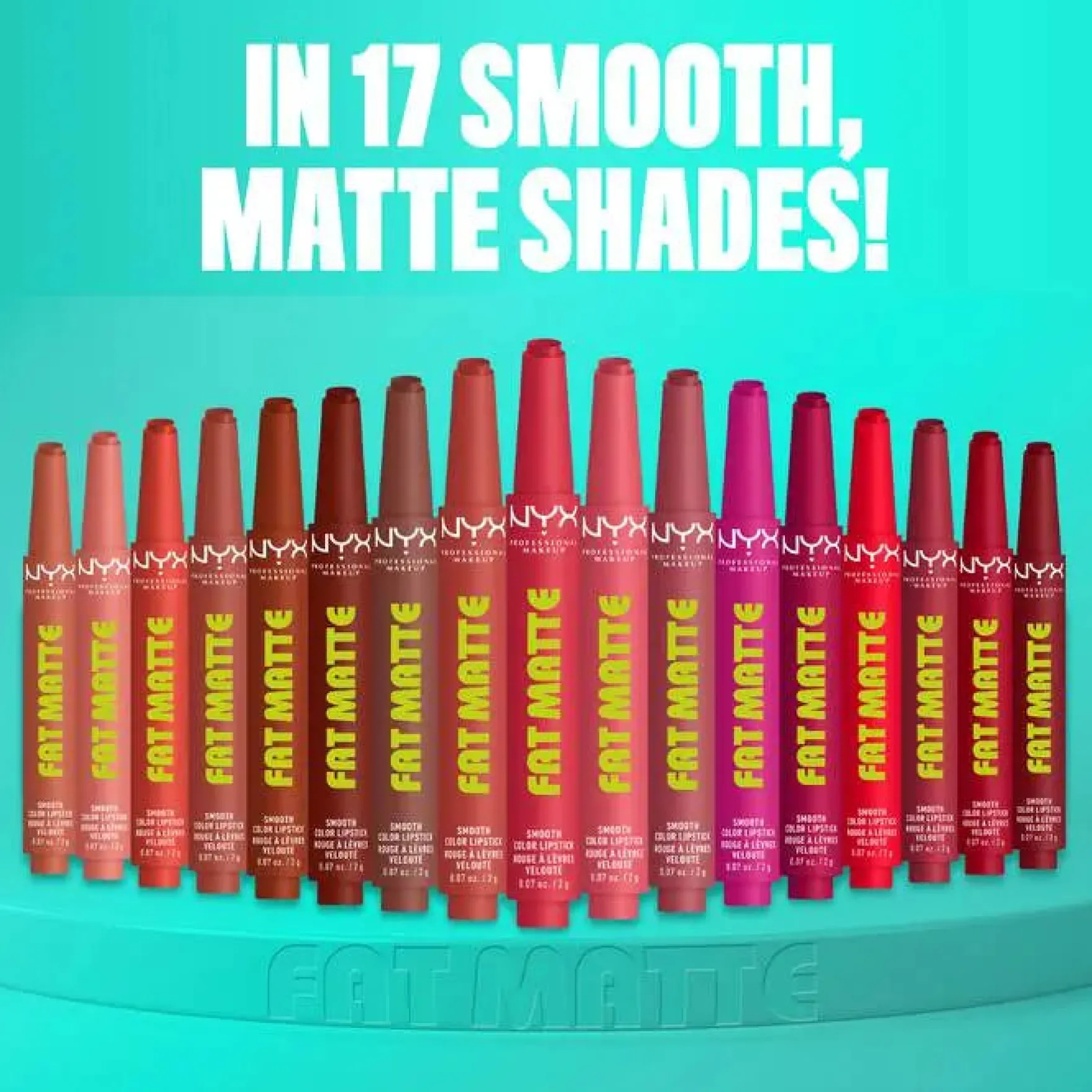 Fat Matte Smooth Color Lipstick Beary Nude