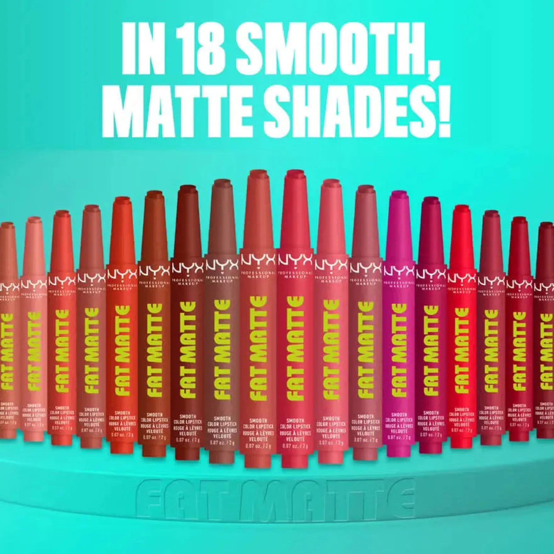Fat Matte Smooth Color Lipstick Comfy Caramel