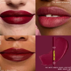 Fat Matte Smooth Color Lipstick Berry Smooth