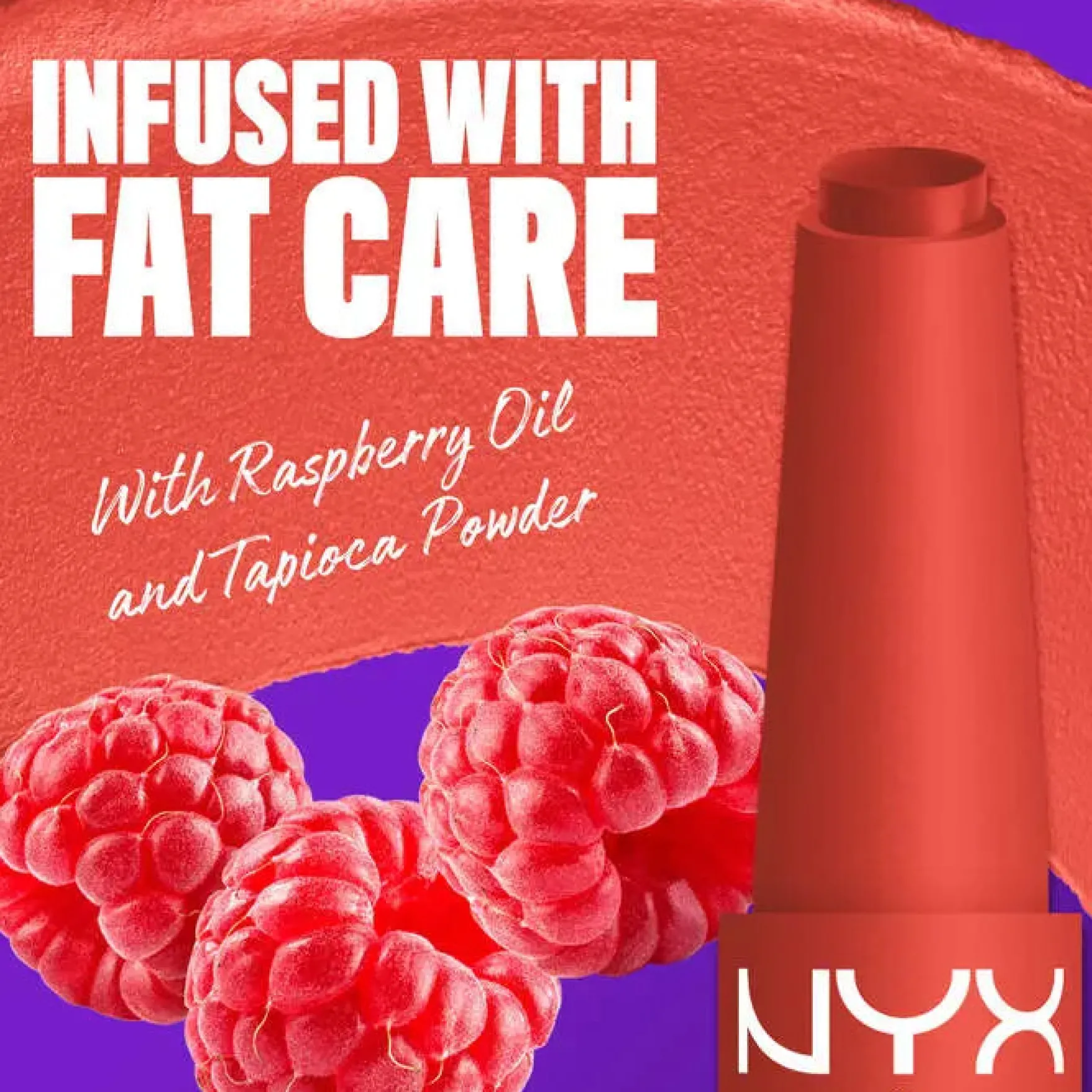 Fat Matte Smooth Color Lipstick Coral Cuddlin'