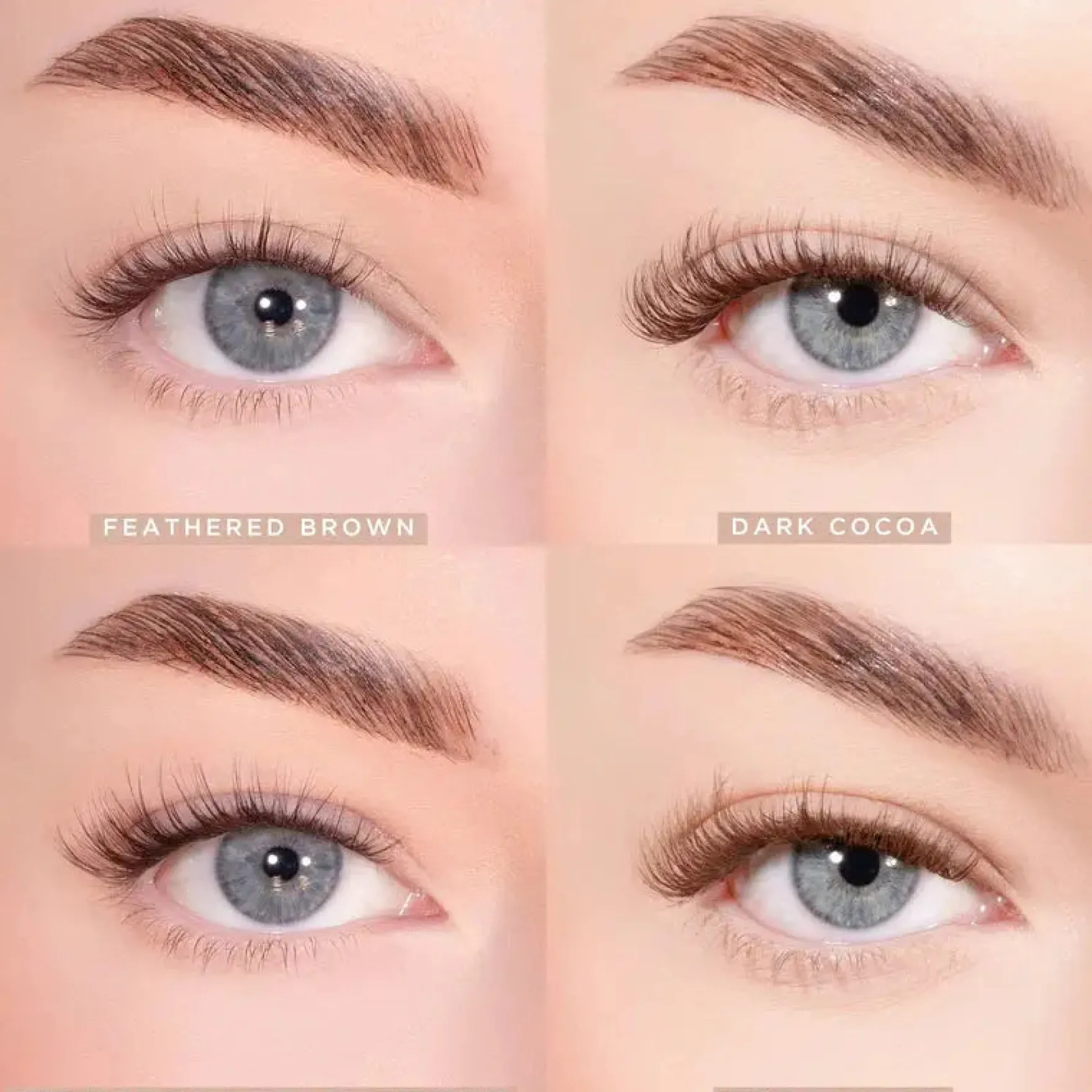 Feathered Dark Brown Pre-Glued Lashes
