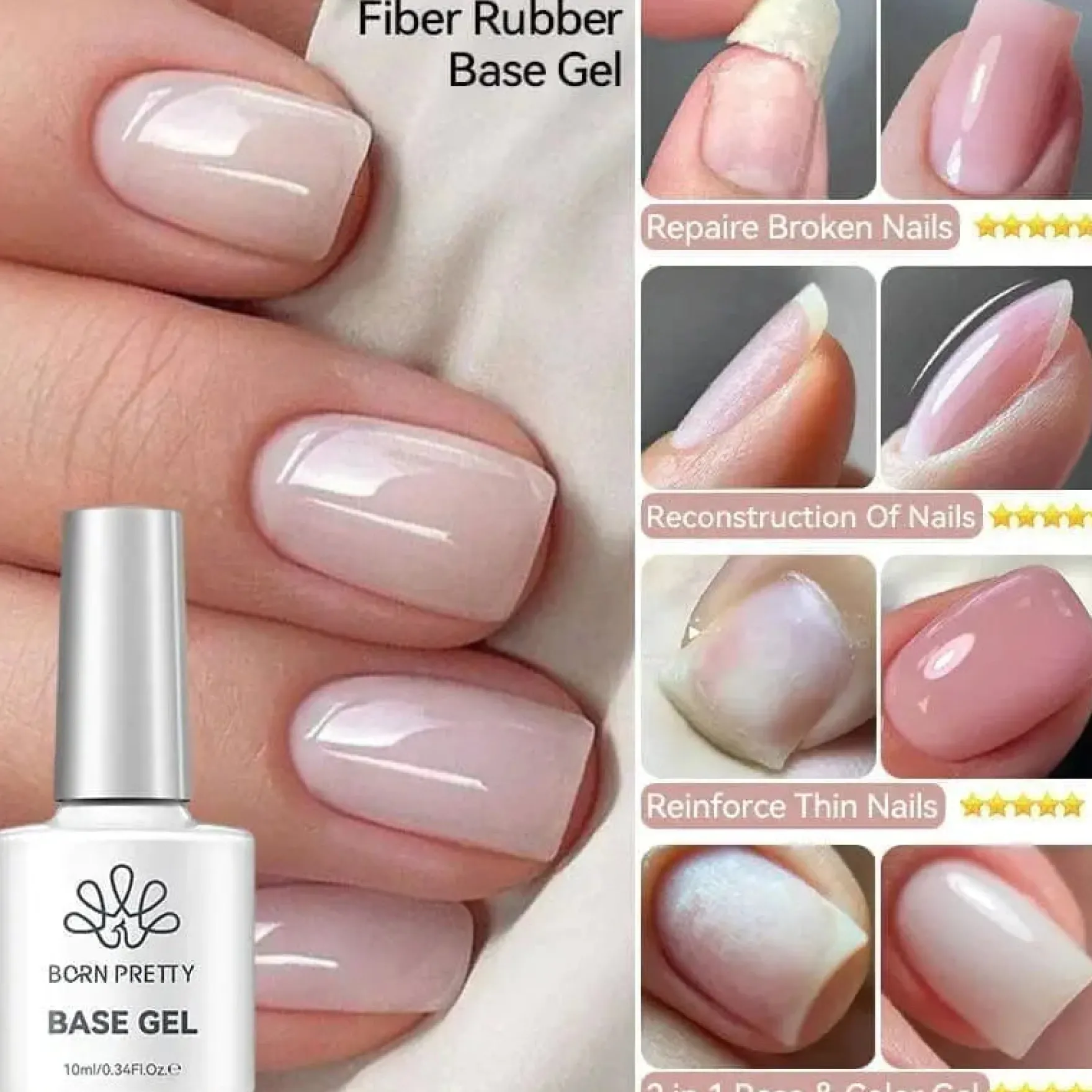 Fiber Rubber Base Gel FB01