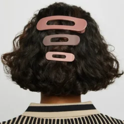 Flat Lay Claw Clip 3pc Terracotta