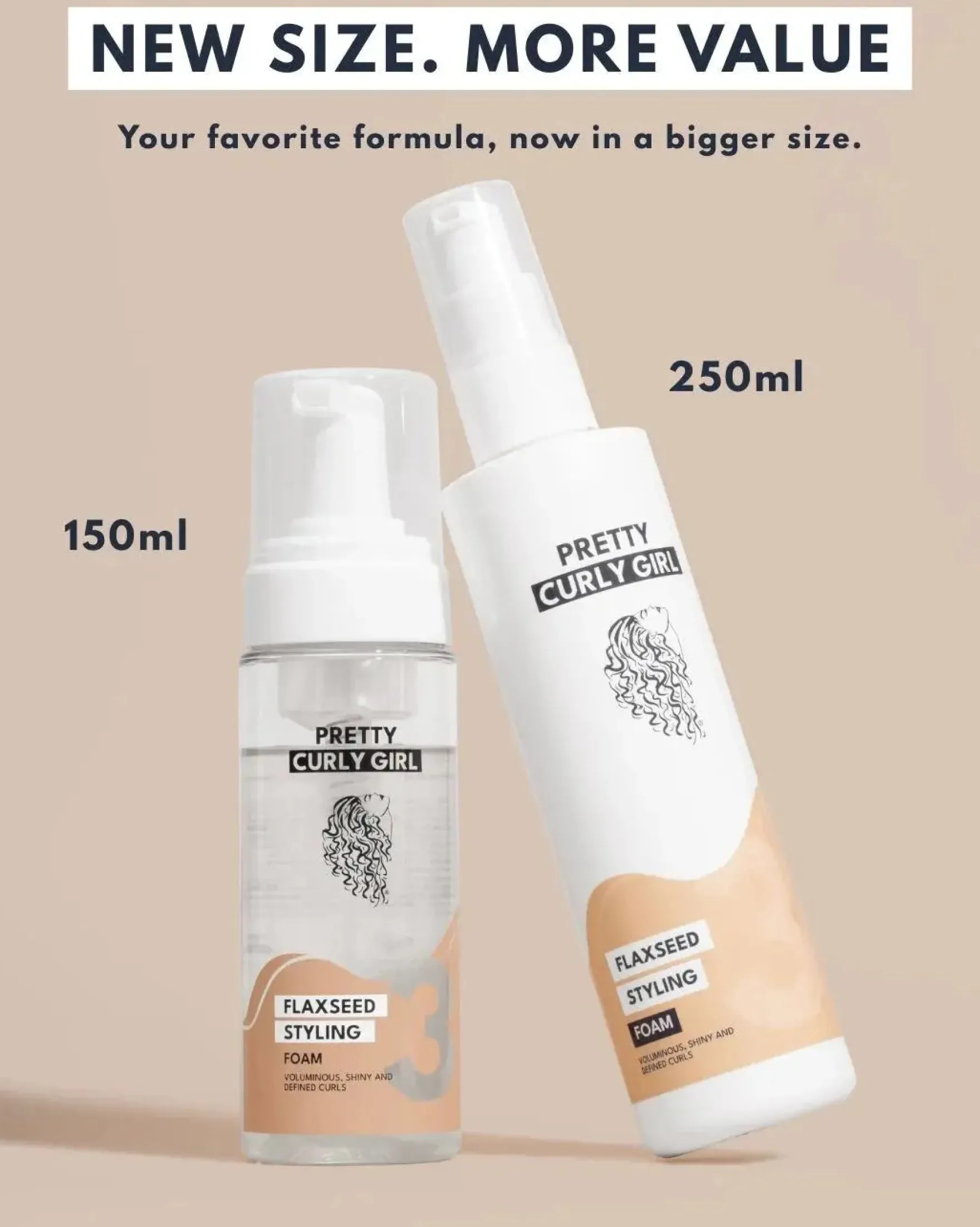Flaxseed Styling Foam 250 ml.