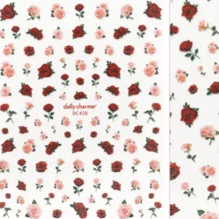 Floral Nail Art Sticker Sweetheart Roses