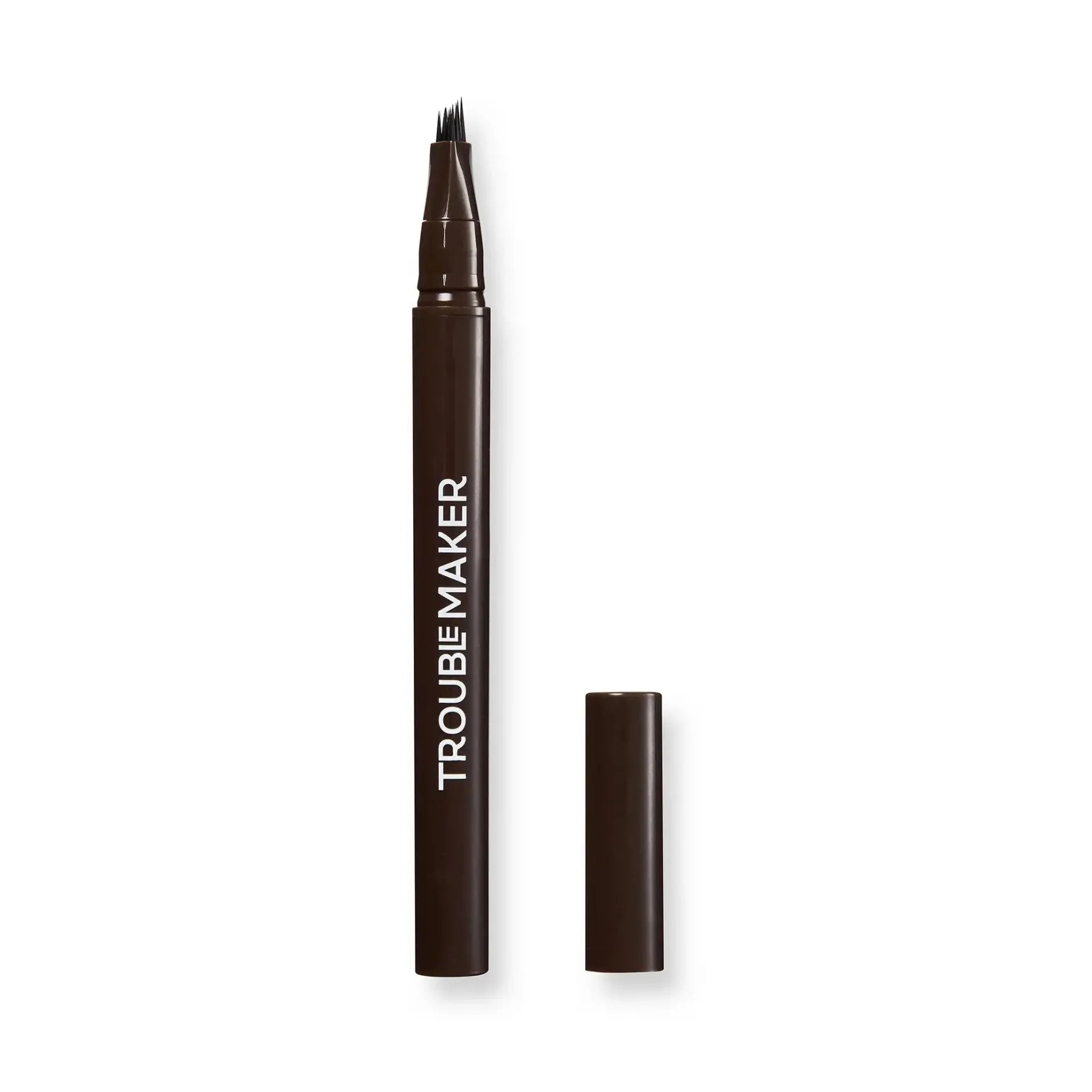 Fluffer Brow Brush Natural Brow Pen Dark Brown