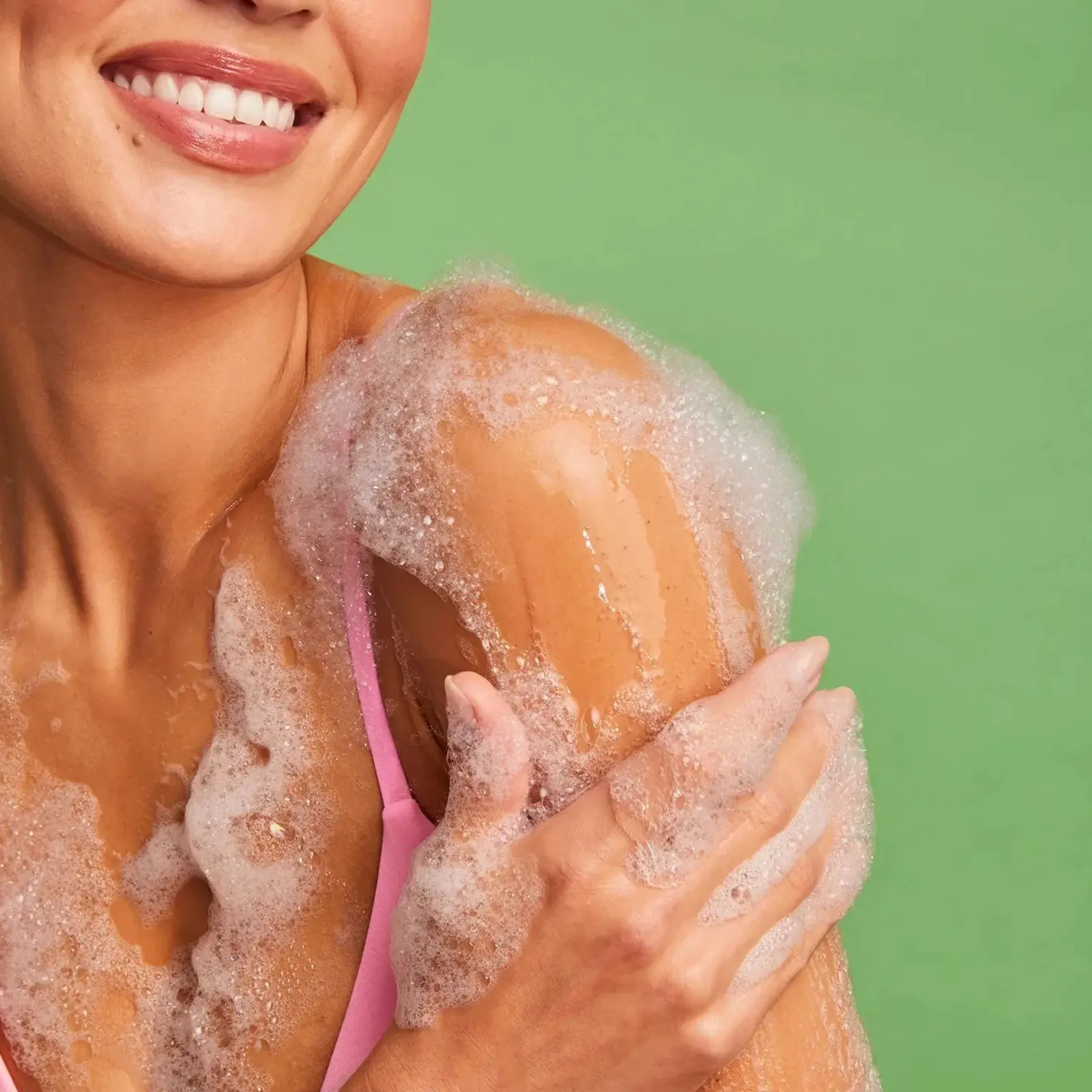 Foaming Gel Body Wash Pink Hibiscus