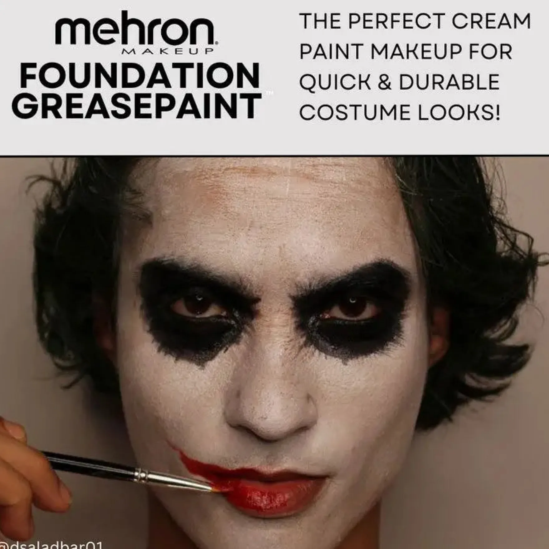 Foundation Greasepaint Black