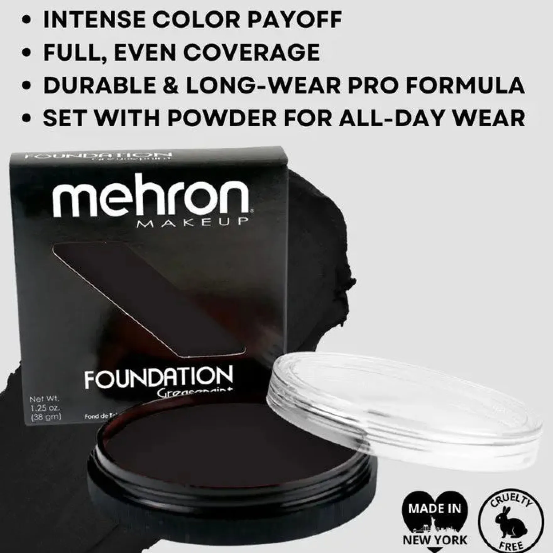 Foundation Greasepaint Black