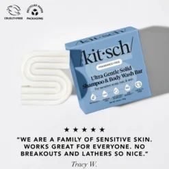 Fragrance Free Ultra Sensitive Shampoo & Conditioner Bar Set