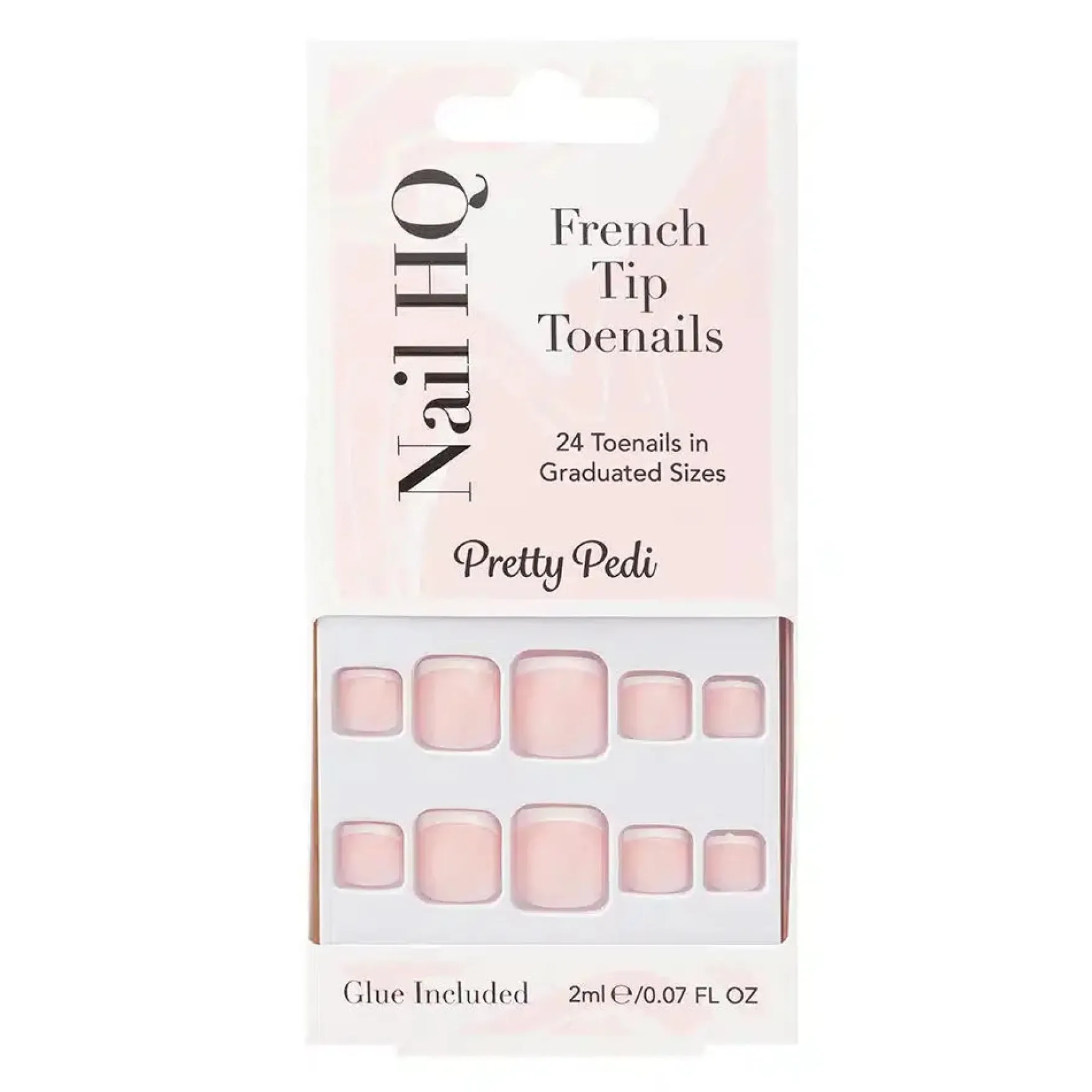 French Tip Toenails