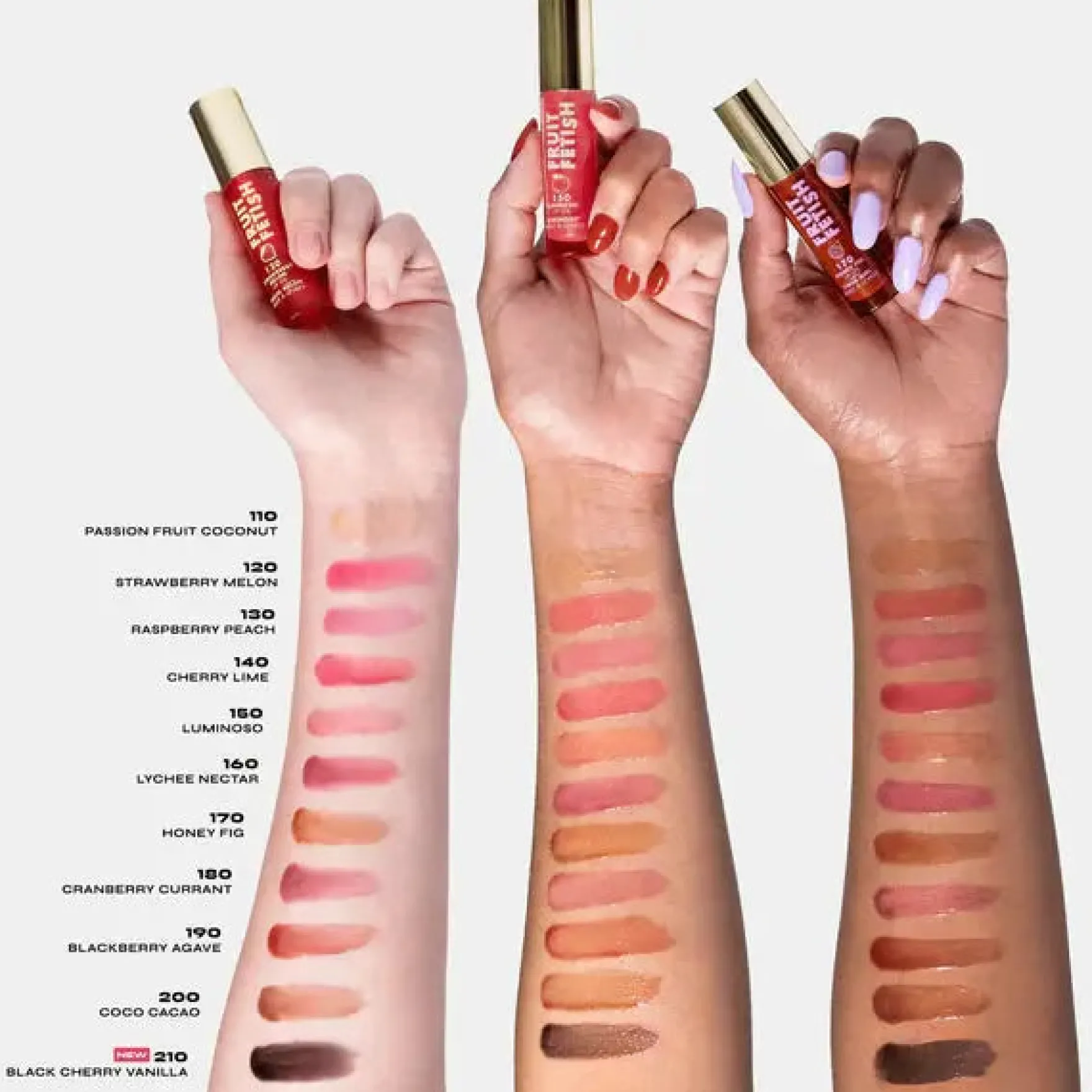 Fruit Fetish Lip Oils 210 Black Cherry Vanilla