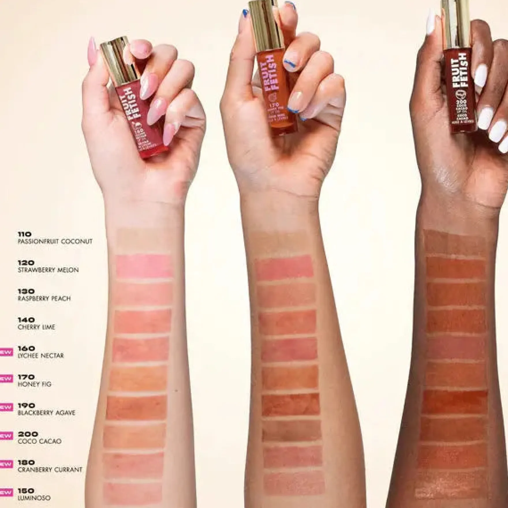 Fruit Fetish Lip Oils 150 Luminoso