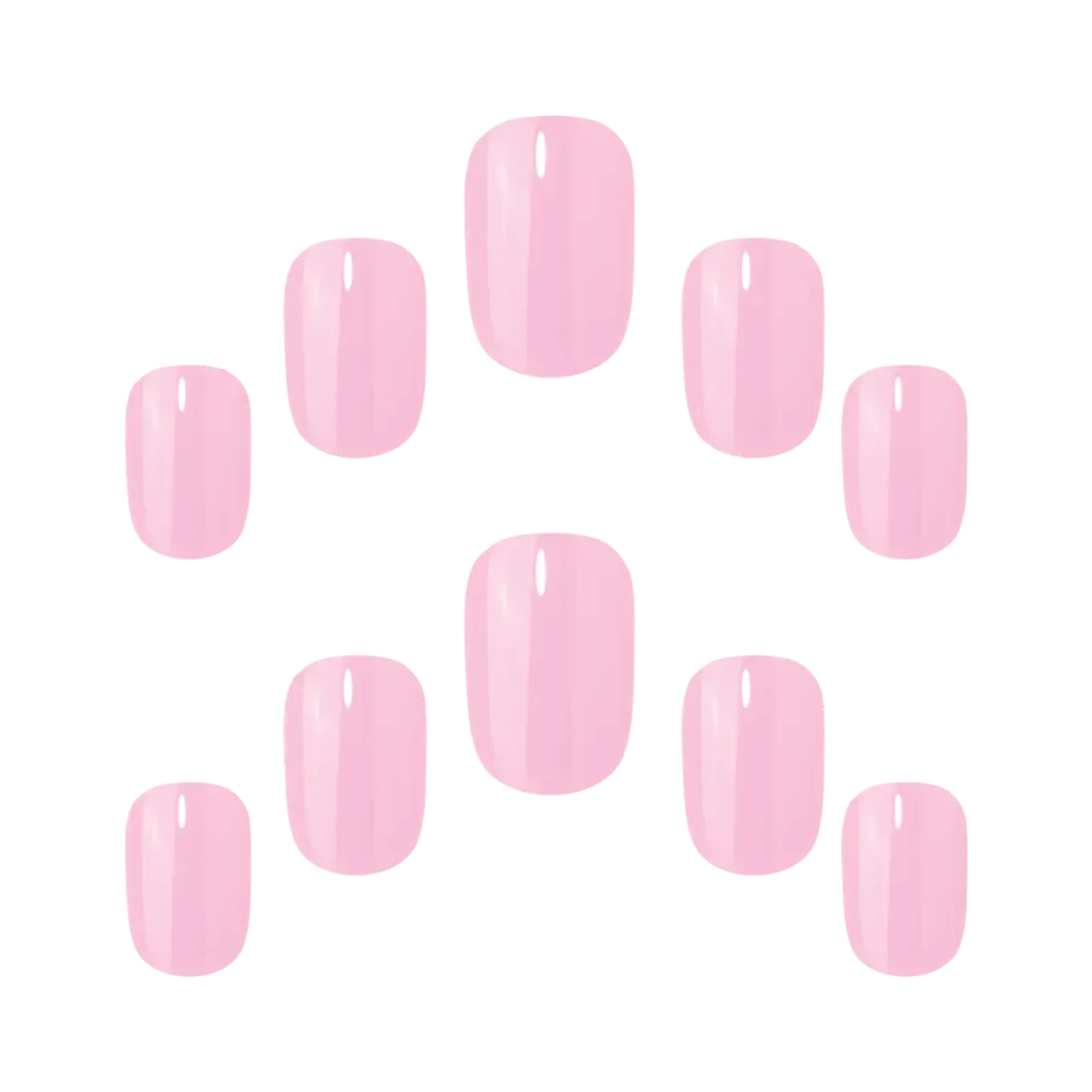 Gel Finish Perfect Pink Nails