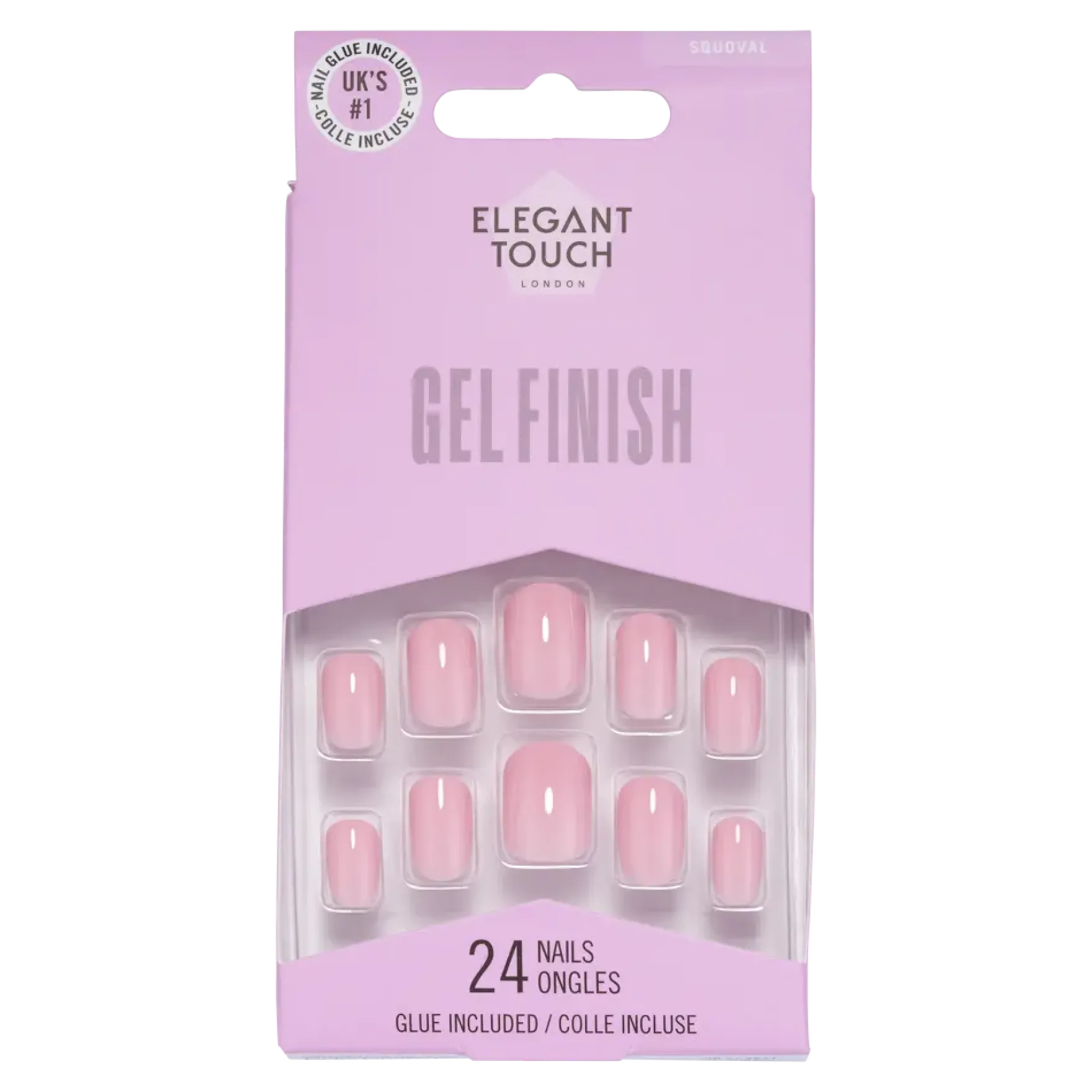 Gel Finish Perfect Pink Nails