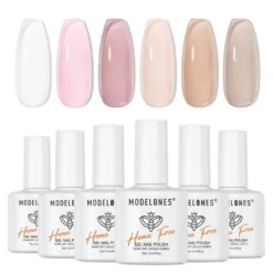 Gel Nail Polish Set Sheer Elegance
