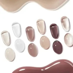 Gel Nail Polish Set Coffee and Cream
