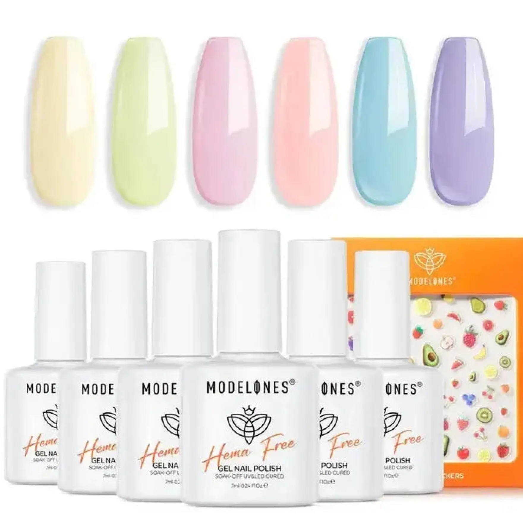 Gel Nail Polish Set Easter Picnic