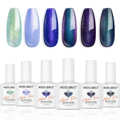 Gel Nail Polish Set Pixel Heart