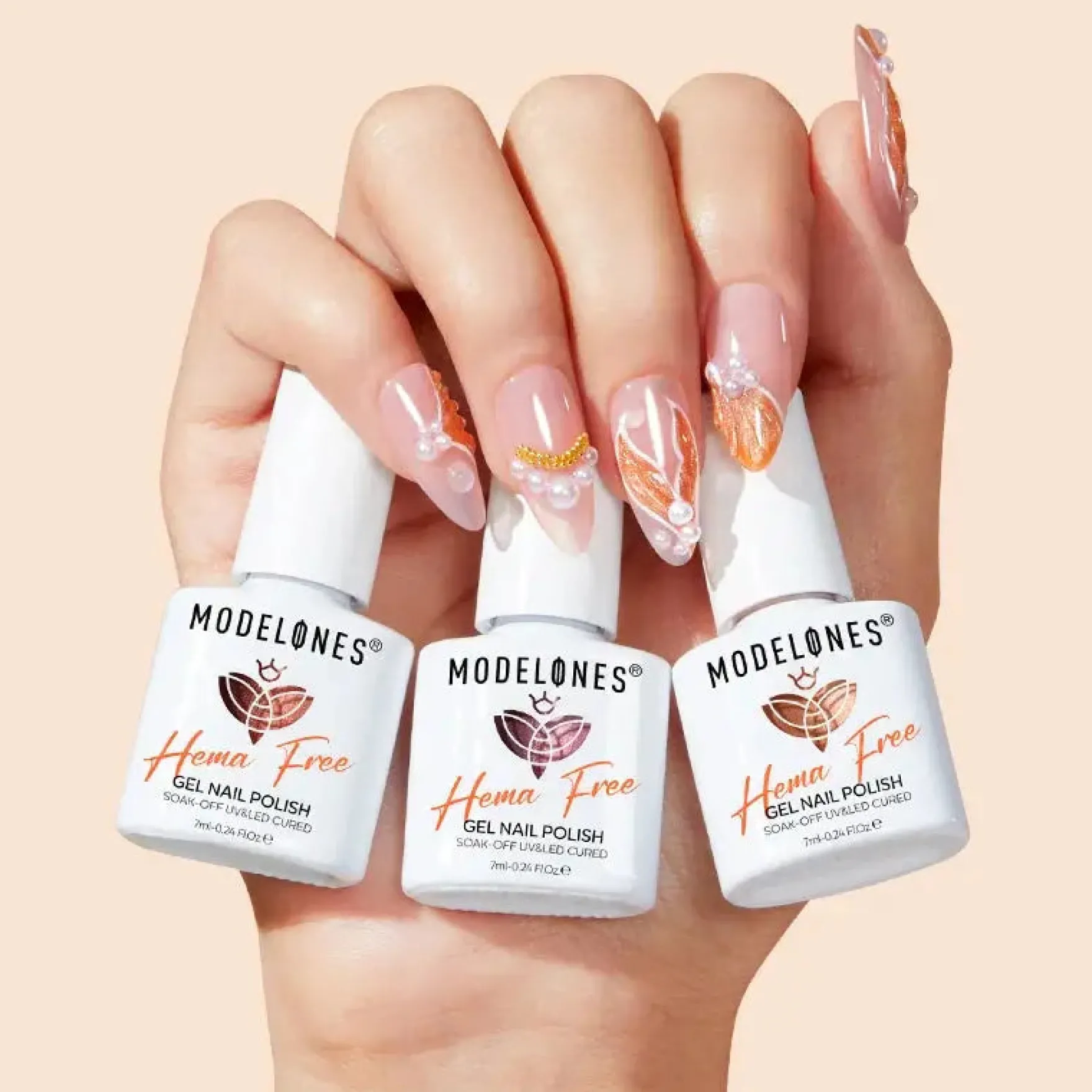 Gel Nail Polish Set Psychedelic Pearl