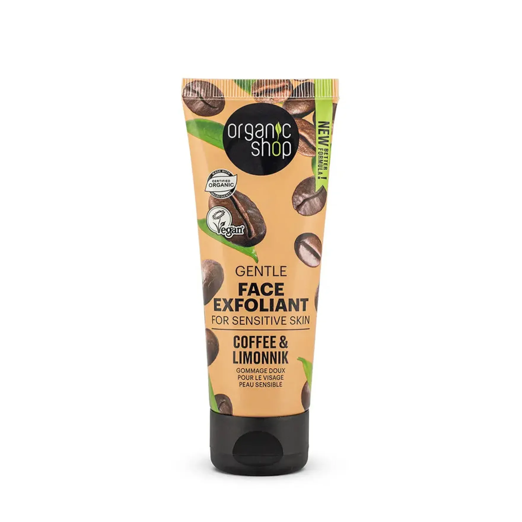 Gentle Face Exfoliant Coffee & Limonnik