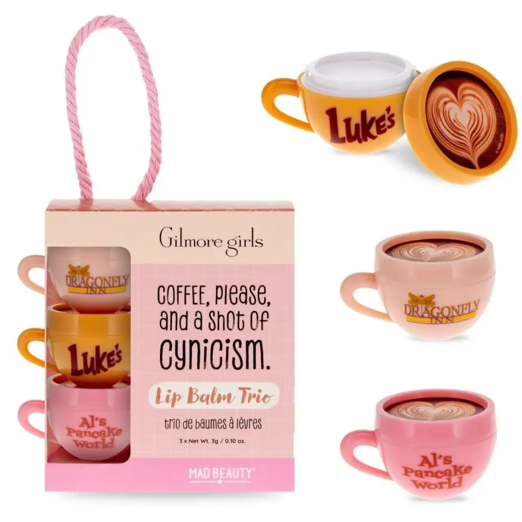 Gilmore Girls Lip Balm Trio