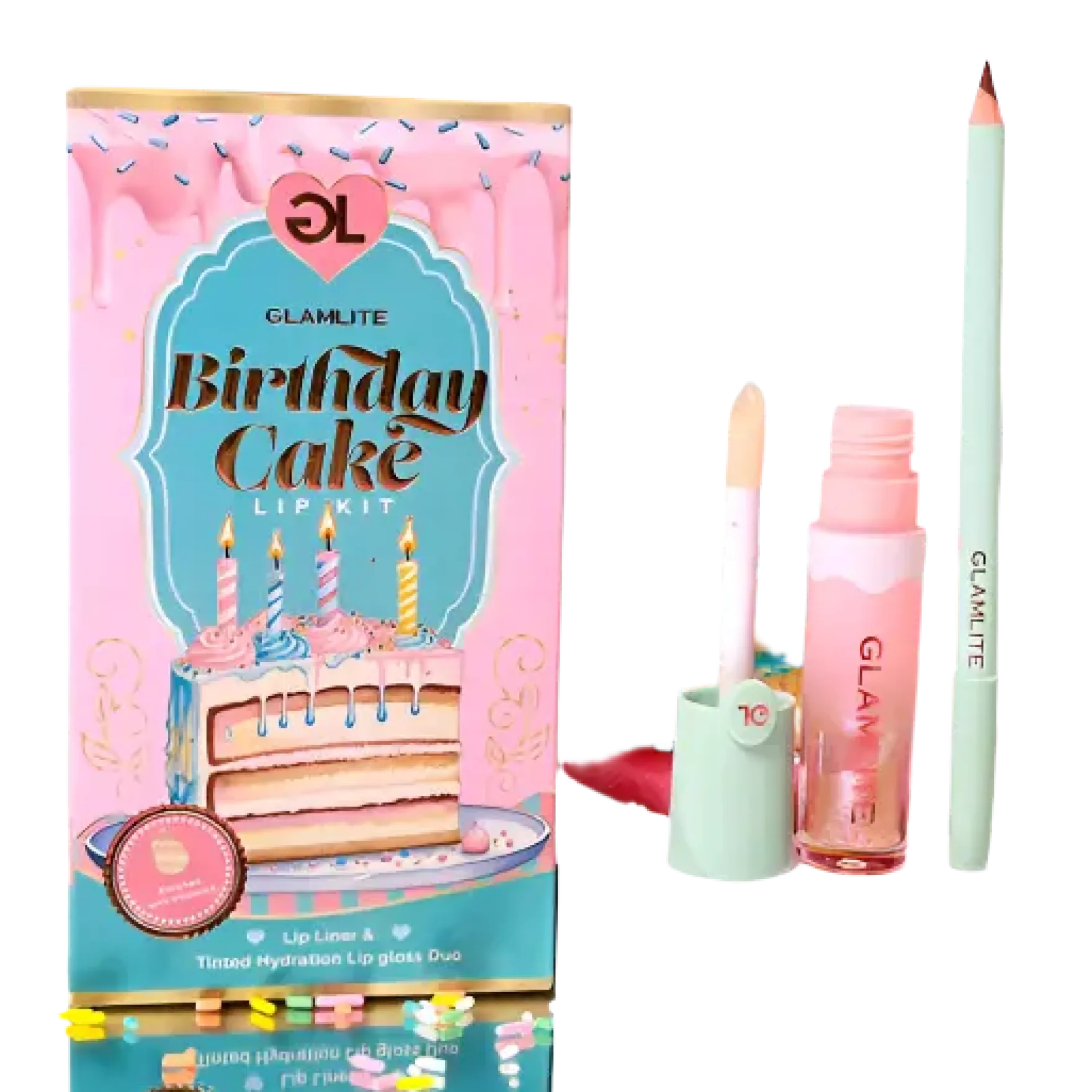 Glamlite Birthday Cake Lip Kit
